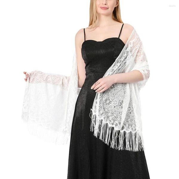 Bufandas 2023 Elegante vestido de noche para mujeres bufanda y chales longasel envoltura hijabs sólido dama pashmina foulards bandana boda
