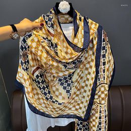 Écharbes 2023 Écharpe en coton Fahsion pour les femmes Design Beach Stoles Linen enveloppe grand châle Poncho Bufanda Echarpe Bandana