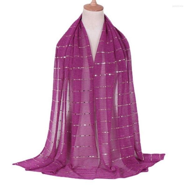 Bufandas 2023 lentejuelas doradas bufanda bufanda moda de bufanda delgada bodas transpirables accesorios para fiestas de vestidos de noche