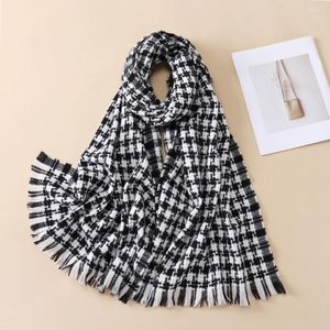Sjaals 2023 Luxe warme sjaal sjaal voor vrouwen Skinny Long Neck Tie vrouwelijk Haar Hand Foulard Headkerchief Hijab Bandana Beach Stoles