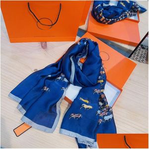 Écharbes 2023 Écharoupe de la soie marque de créatrice pour femmes écharpes d'été châles longs à la main enveloppe à la main de luxe