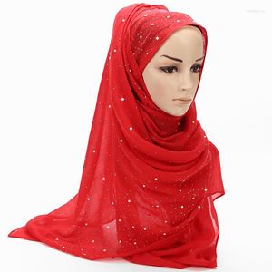 Foulards 2023 couleur unie foulard musulman châles femmes coton préal et enveloppes Pashmina Bandana femme Foulard étoile Hijab magasins