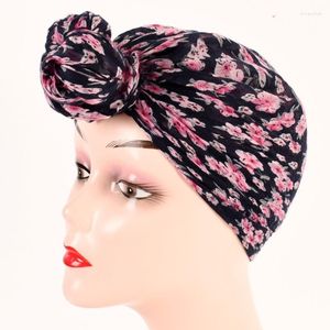 Foulards 2023 Printemps Été Spirale Turban Cap Vintage Petite Fleur Écharpe Belle Minuscule Fleurs De Pêche Crème Solaire Châle Wrap En Gros YR092