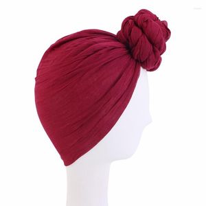 Sjaals 2023 groothandel vrouwen ruche headscarf geknoopte tulband hoofd wrap gewoon lang haar sjaal Afrikaanse band headwraps Hijabs 180 90cm