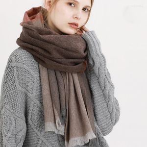Écharpes 2023 femmes hiver en laine cachemire foulard plaid pavan