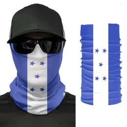 Sjaals 2024 Honduras vlag sjaal nek gezichtsmasker unisex mode warmer naadloze bandana hoofddeksel fietsen wandelen