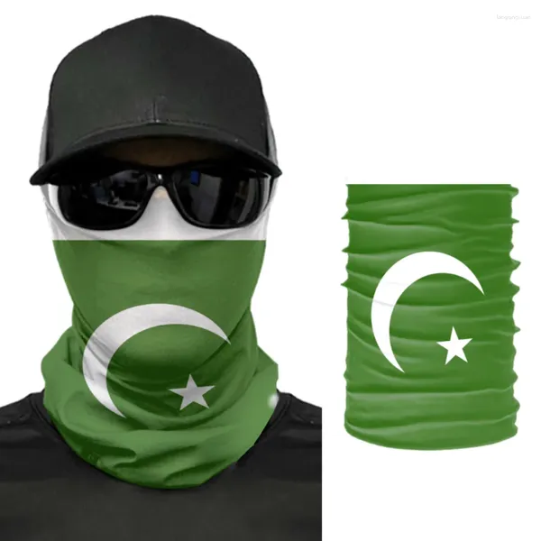 Écharbes 2024 Pakistan drapeau foulard Masque de cou de cou chare