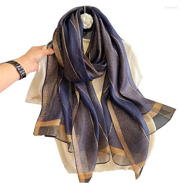Écharbes 2024 Écharpe en laine de soie solide pour femmes châles de l'été hijab mode hiver chaud long bandana bandana pachmina poncho