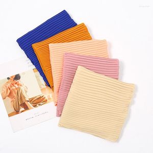 Foulards 22Colors Mode Islamique Couleur Pure Mousseline de Soie Plissée Longue Écharpe Élégante Femmes Musulmanes Crinkle Shayla Enveloppé Turban Châles