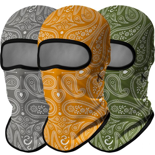 Écharpes 3d Paisley Blaclava Femmes Bandana Masque Buffre respirant Buff Bandana Sport Neck Gaiter Motorcycle Full Face Shield Summer