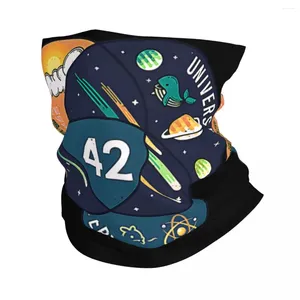 Bufandas 42 Respuesta al universo de la vida y todo Bandana Neck Gaiter Motocross Face Cycling Mask Senderismo Unisex Adult