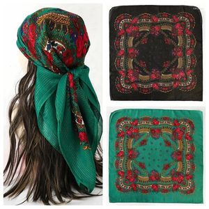 Sjaals 70 70 cm mode puur katoenen haar sjaal sjaal dames zakdoek bedrukt vrouwelijke vierkante hoofdbandana kleine nek uitlaatduffer hijab dame meisje