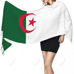 Écharpes Algérie Drapeau Écharpe Pashmina Chaud Châle Wrap Hijab Printemps Hiver Multifonction Unisexe