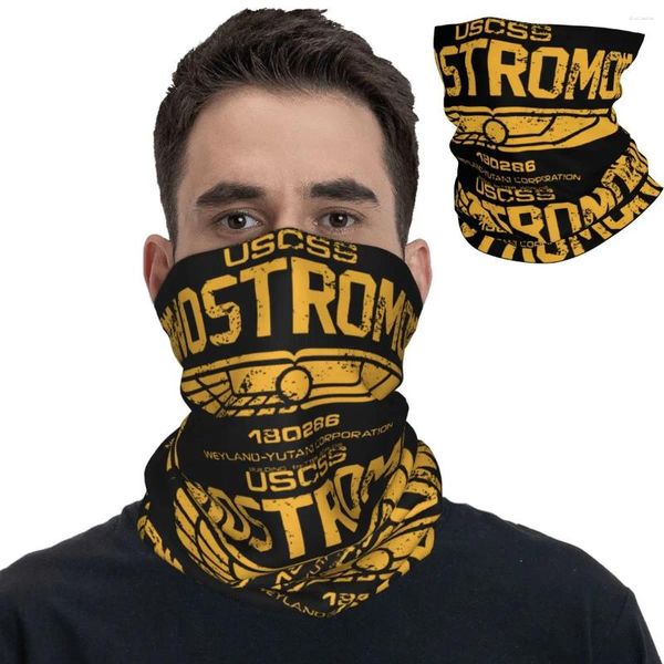 Bufandas Alien Weyland Yutani CORP Nostromo Crew Bandana Neck Gaiter USCSS Wrap Bufanda Warm Headwear Deportes al aire libre para hombres Mujeres Lavable