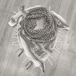 Foulards Arabe Keffiyeh Shemagh Écharpe Coton Hiver Châle Cache-Cou Couverture Tête Wrap