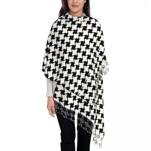 Sjaals Arabische kufiya hatta traditionele keffiyeh patroon sjaal voor vrouwen winter herfst sjaal wrap groot met kwast dagelijks slijtage