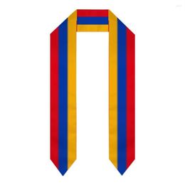 Écharpes Arménie Drapeau Écharpe Top Imprimer Graduation Sash Étole Étude Internationale À L'étranger Adulte Unisexe Partie Accessoire 282Q