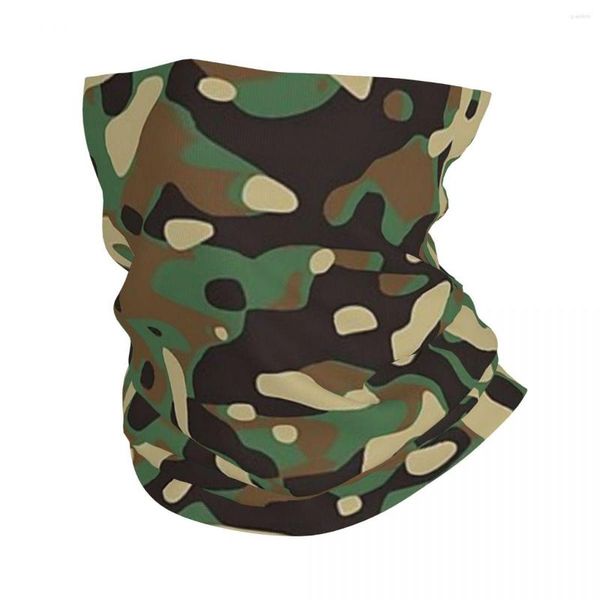 Foulards Armée Camouflage Motif Bandana Cou Couverture Imprimé Jungle Militaire Camo Masque Écharpe Cagoule Courir Unisexe Adulte Lavable