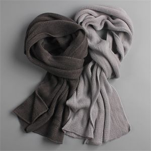Sjaals arriveerden mannen sjaal gebreide lente unisex dikke warme winter sjaals lange omvang mannelijke kasjmier warmer dames sjaals 230215