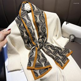 Sjaals tas sjaal 2023 ontwerp dames pure moerbei zijden mode hoofdhoofddeksel lange mager