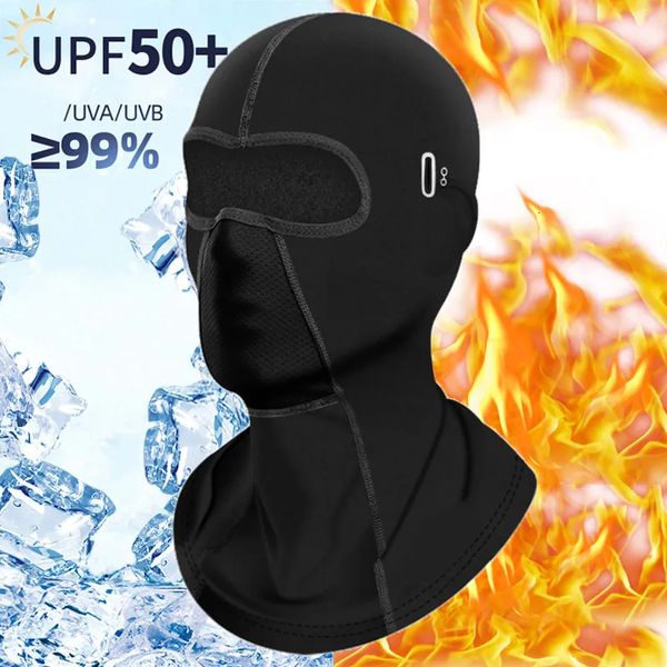 Foulards cagoule masque facial protection UV pour hommes femmes pare-soleil tactique léger moto course équitation camping randonnée masque de ski 231017