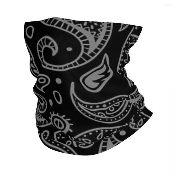 Bufandas Bandana Paisley Patrón Cuello Cubierta Impreso Abrigo Bufanda Cálida Mascarilla Deportes al aire libre Unisex Adulto Lavable