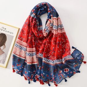 Foulards Bandannas Foulard de créateur Foulards de luxe pour femmes rouge bleu femme écharpe châles de femmes élégantes pour voiles de coton Bandana marque 231101