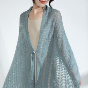 Foulards BELIARST 100 cachemire été Style châle écharpe évider couvrir mode léger couche extérieure Protection solaire chemise