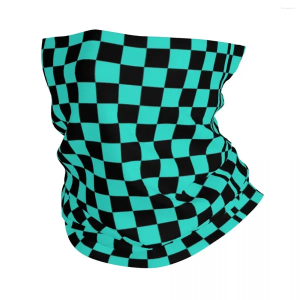 Bufandas Cuadro De Cuadros Negros Bandana Cubierta Para El Cuello Pasamontañas A Cuadros Impresos Bufanda Envoltura Diadema Senderismo Para Hombres Mujeres Adultos Durante Todas Las Temporadas