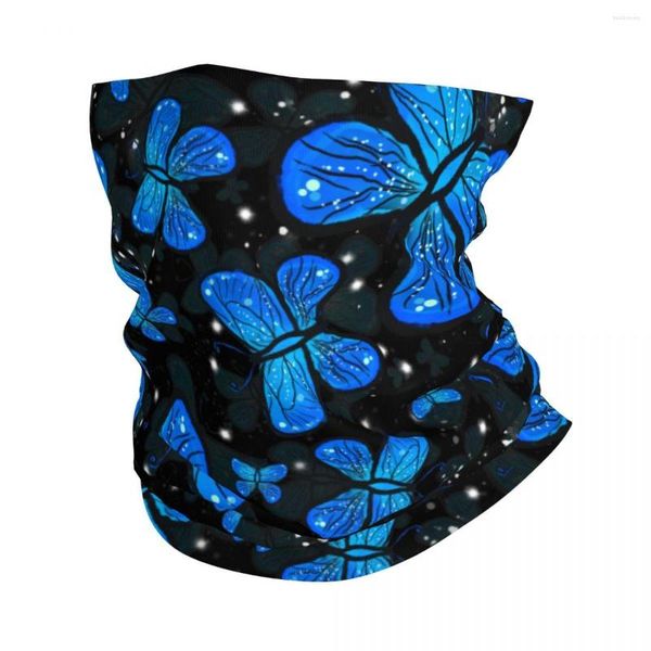 Foulards Bleu Papillon Coloré Bandana Cache-Cou Imprimé Cagoules Masque Écharpe Chapeaux Pêche Pour Hommes Femmes Adultes Toute La Saison