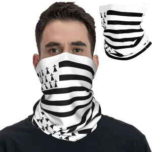 Bufandas Breton Bretaña Bandera Bandana Cuello Polaina Francia Región País Identidad Nación Wrap Bufanda Multifuncional Headwear Unisex