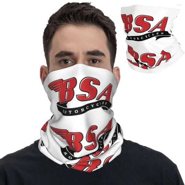 Bufandas motociclistas BSA logo bandana cuello de pañuelo