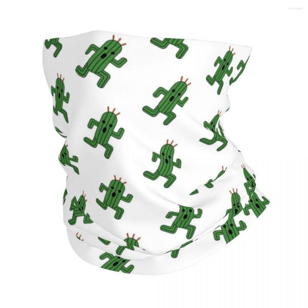 Bufandas Cactuar Final Fantasy Bandana Cuello Cubierta Impreso Juego Pasamontañas Máscara Bufanda Multiuso Ciclismo Correr Hombres Mujeres Adulto Lavable