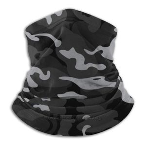 Sjaals camo -stijl - stedelijke camouflage microfiber nek warmer bandana sjaal gezicht masker zwart grijs