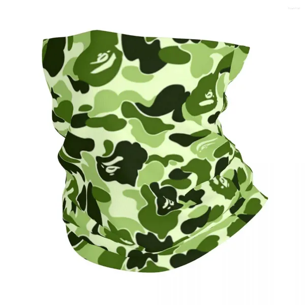 Bufandas camuflaje del ejército del ejército cubierta del cuello impreso bufanda bufanda tibia pescación unisex adulto