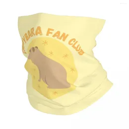 Sjaals capy fanclub bandana nek gaiter geprinte capybara magic sjaal multi-use balaclava fietsen unisex volwassen winddicht