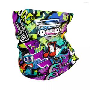 Foulards Dessin animé Textile Vêtements Papier d'emballage Motocross Bandana Couverture de cou Imprimé Graffiti Art Motif Wrap Écharpe Multi-usage Balaclava