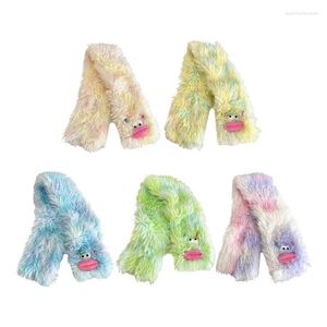 Foulards Cartoon hiver bébé écharpe en peluche pour enfants garçons filles chaud foulard en gros