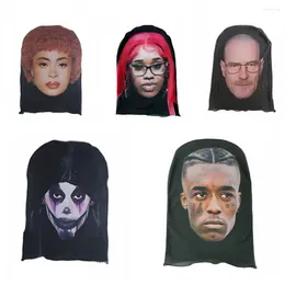 Écharpes célébrités magiques masque masque mode élastique 3D Bandana Bandana Hood Scarf d'équitation sans couture