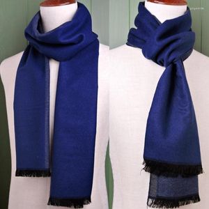 Sjaals checked geometrische vaste heren sjaal sjaal kasjmere wrap blauw grijs bruin universitair winter kwastje vrouwen aanwezig
