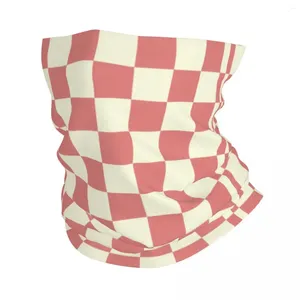 Foulards Damier Plaid Retor Bandana Couvre-cou Imprimé Cagoules Masque Écharpe Multi-usage Cyclisme Équitation Unisexe Adulte Coupe-Vent