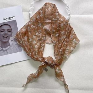 Écharpes Chic en lin en dentelle coton écharpe pour les femmes rivalières florales