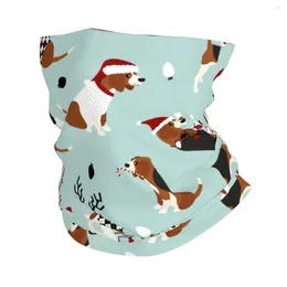 Sjaals Kerst Beagles Leuke Hond Bandana Nekhoes Gedrukt Bivakmutsen Wikkelsjaal Warm Hoofddeksels Vissen Voor Mannen Vrouwen Volwassen Het hele seizoen