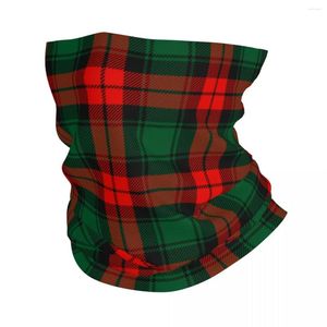 Sjaals Kerst Rood Groen Tartan Plaid Geruite Bivakmutsen Masker Sjaal Merch Hals Cover Kerst Schotse Check Houthakker Patroon Bandana