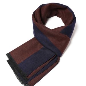 Bufandas Classic Cashmere Grueso Bufanda cálida Invierno Pashmina Wraps Mantones Otoño Hombres Moda Bufandas a cuadros Negocios para hombres Toalla de playa larga J240106