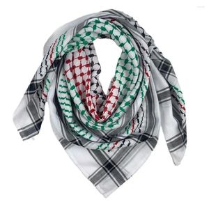 Écharpes colorées plaid musulman hijab tactique désert hommes arabes femmes hiver windy écharpe de randonnée à vent de vent militaire