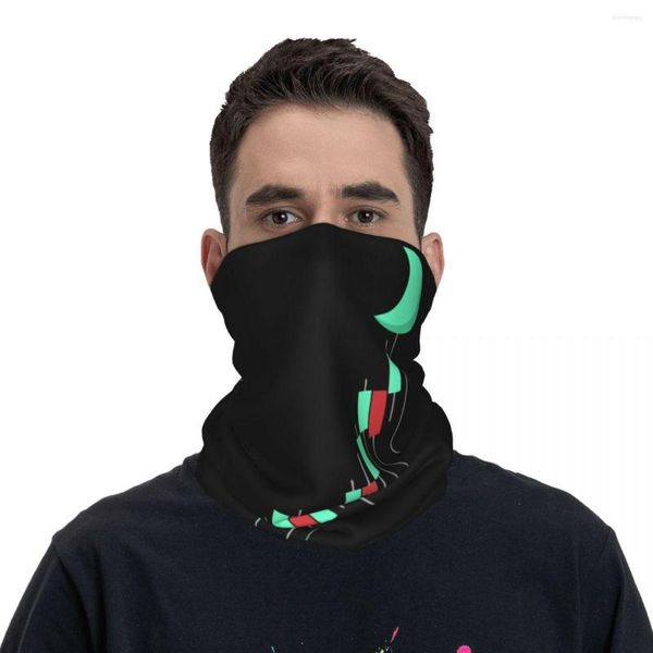 Foulards Crypto Bougie À La LUNE Crypto-monnaie Bandana Cache-Cou Imprimé Visage Écharpe Masque Extérieur Sprots Couverture Adulte Hiver