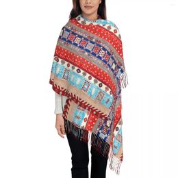 Sjaals op maat bedrukt traditioneel erfgoed antieke Marokkaanse stijl sjaal dames heren winter herfst warme Boheemse sjaal wrap