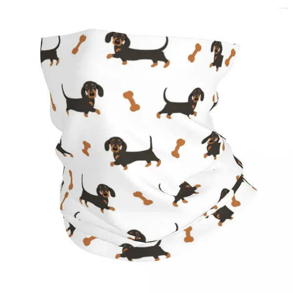 Bufandas Dachshund Salchicha Perro Bandana Cuello Cubierta Impreso Amante Pasamontañas Máscara Bufanda Multiuso Diadema Pesca Hombres Adulto Lavable