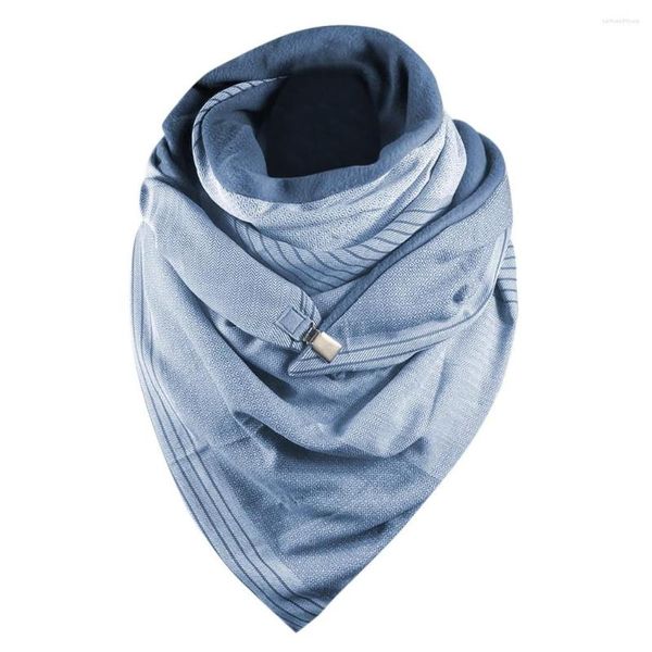 Foulards Conception Mode Femmes Soild Dot Impression Bouton Doux Wrap Casual Chaud Châles Vêtements Accessoires